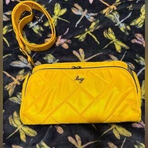 Lug Trolley crossbody in yellow